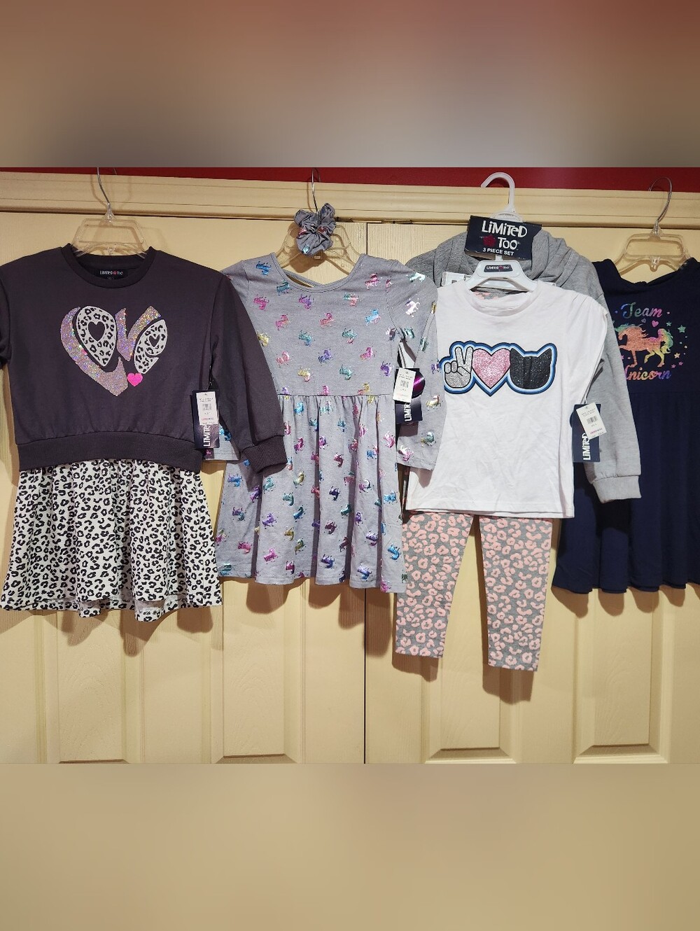 Limited Too Bundle of 6 Pieces, Girl Size 5, NWT